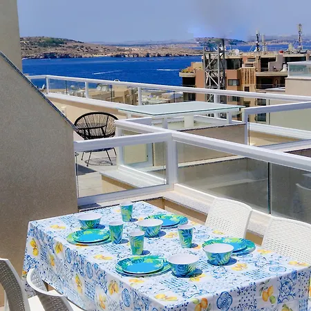 Lägenhet Sea View New Penthouse Terrace & Garage Parking *